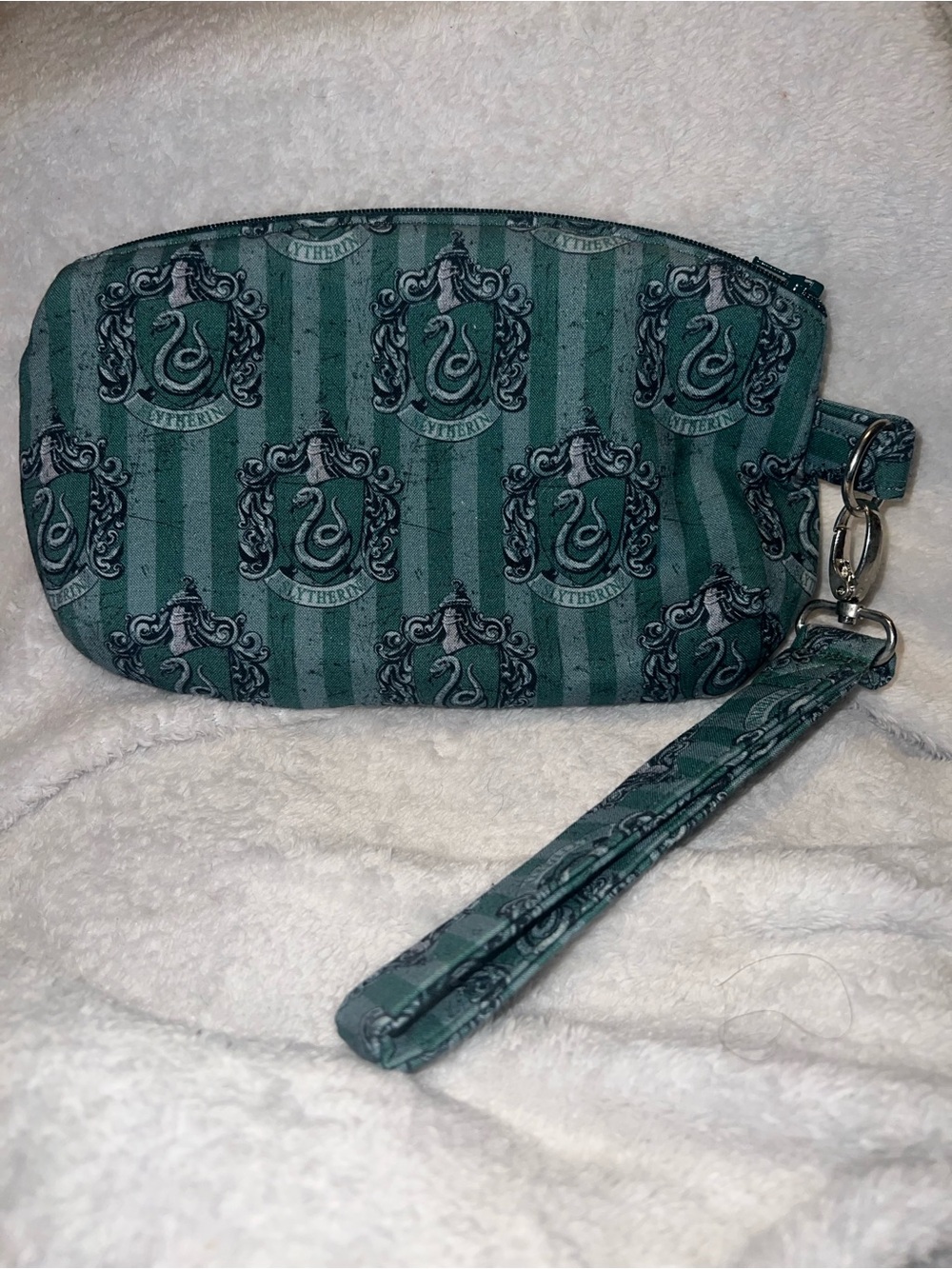 Harry Potter slytherin cosmetics pouch